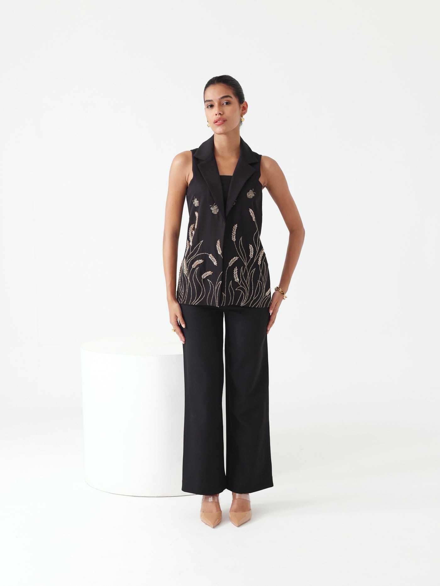 Luxe Embroidered Waistcoat