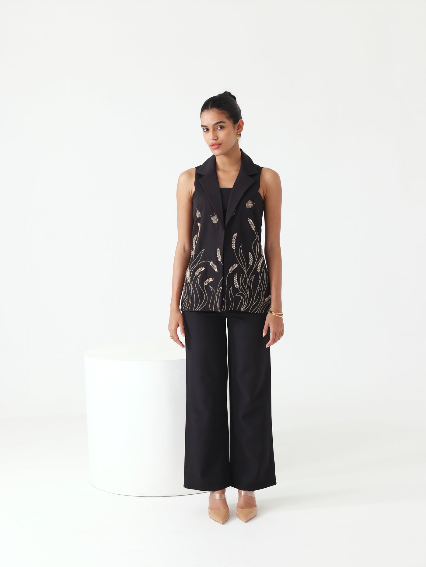 Luxe Embroidered Waistcoat