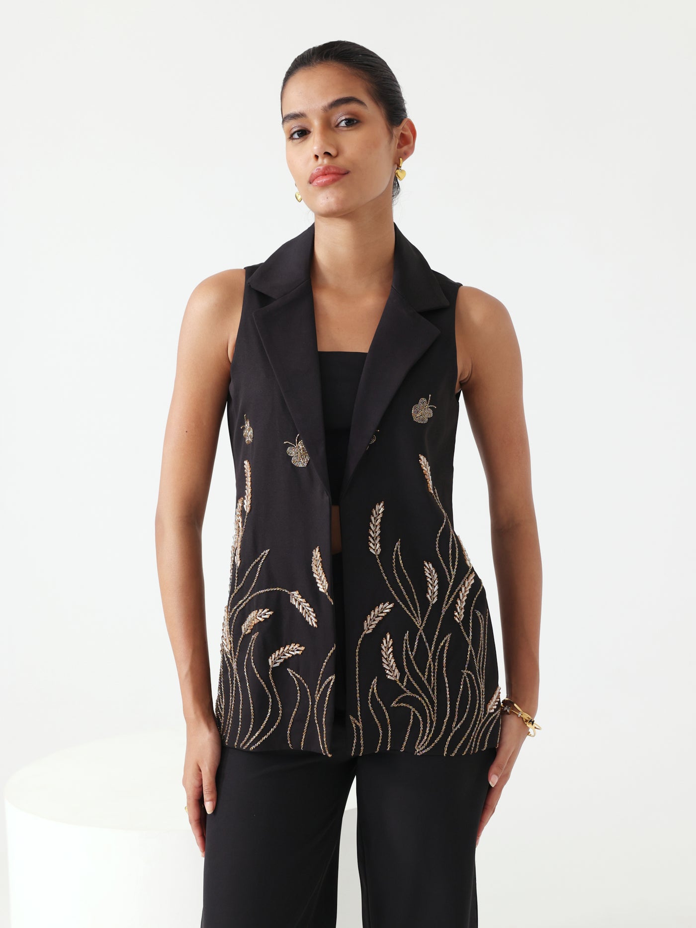 Luxe Embroidered Waistcoat