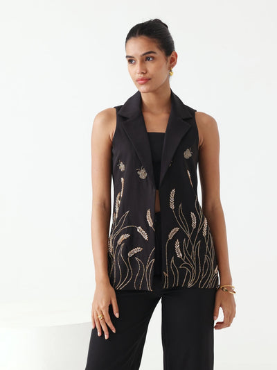 Luxe Embroidered Waistcoat