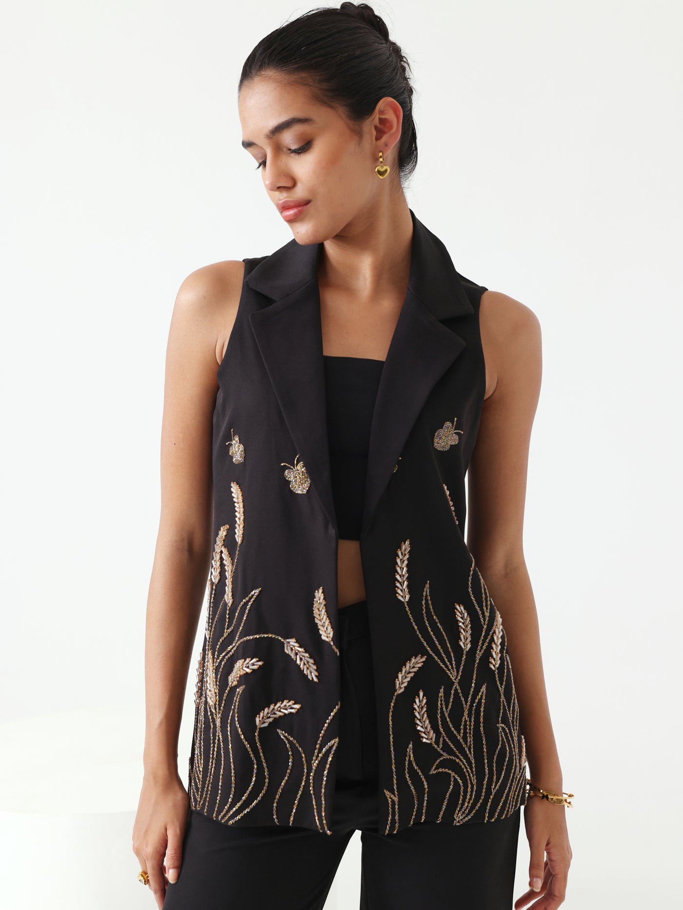 Luxe Embroidered Waistcoat