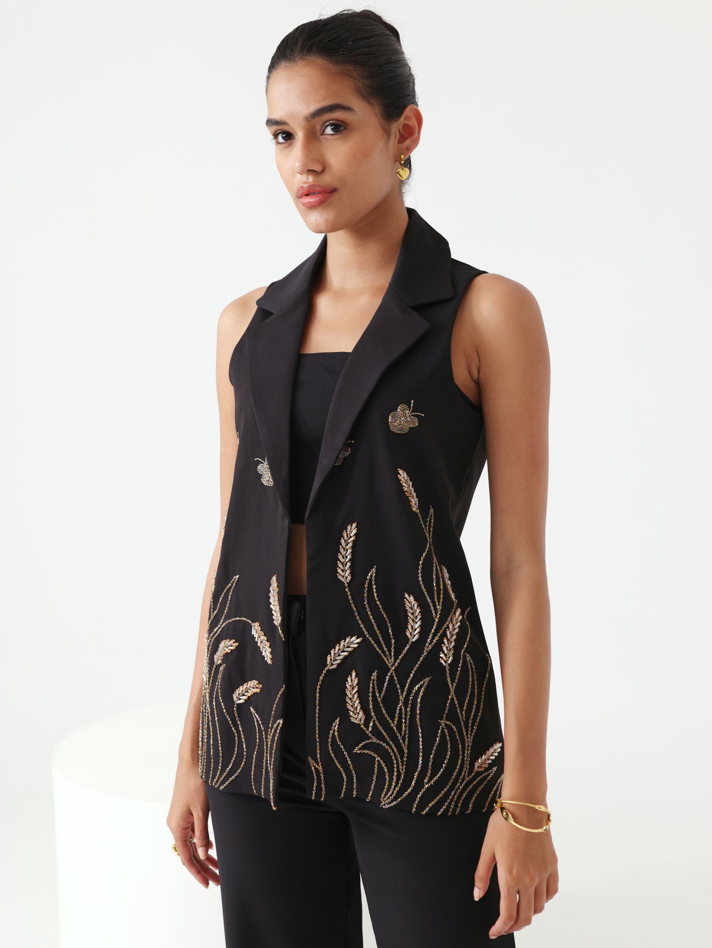 Luxe Embroidered Waistcoat