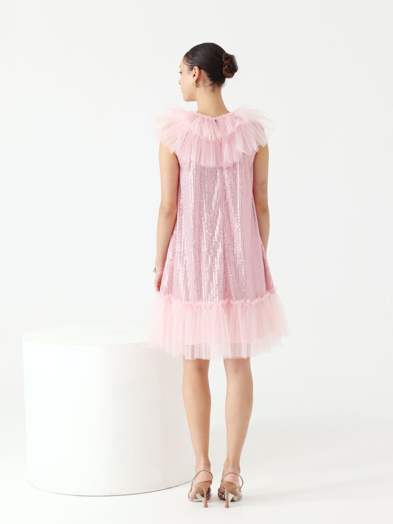 Senorita Sequence Dress (Pink)