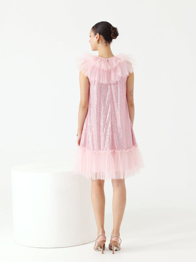 Senorita Sequence Dress (Pink)