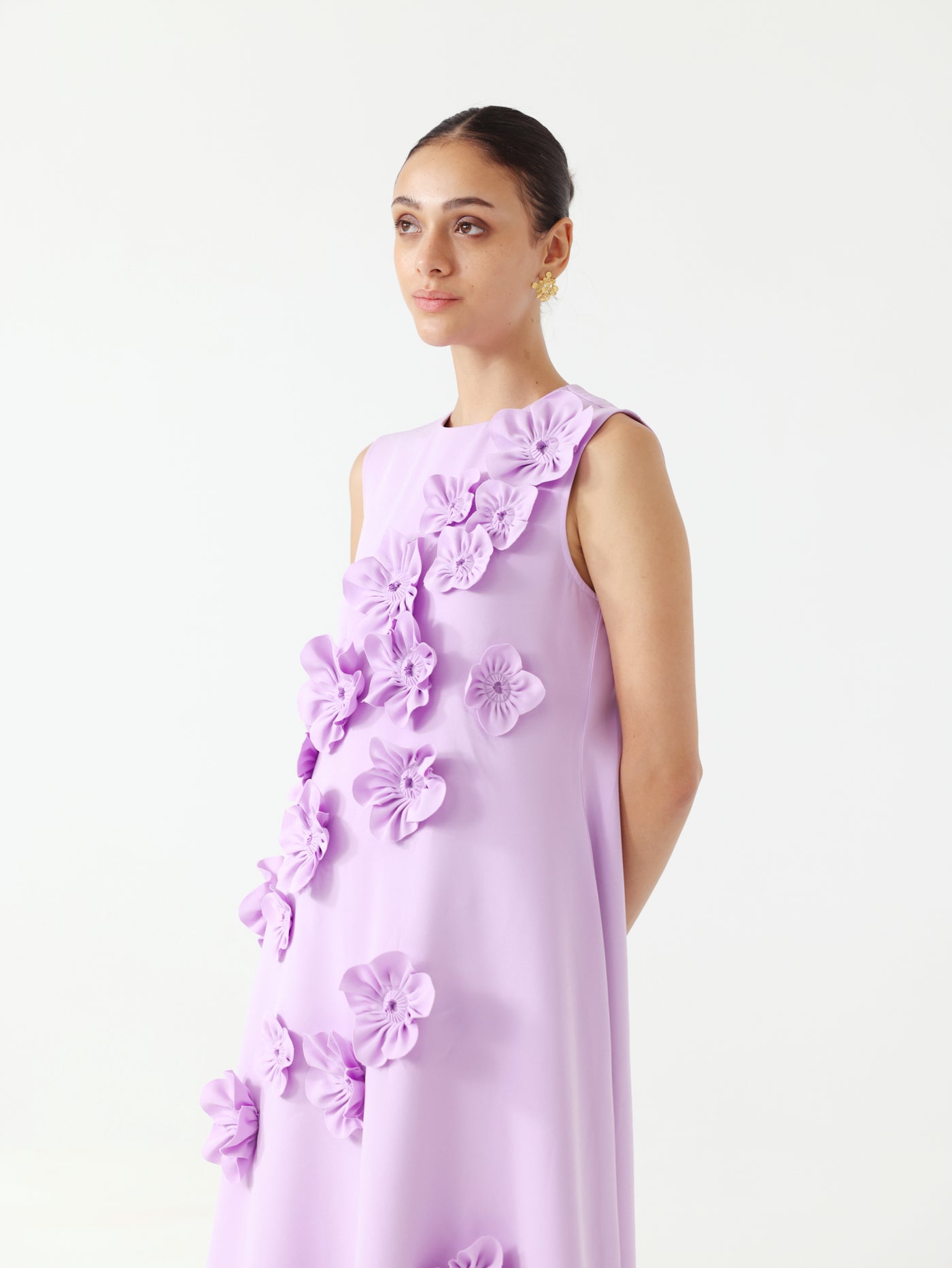 Florence Midi Dress (Lavender)