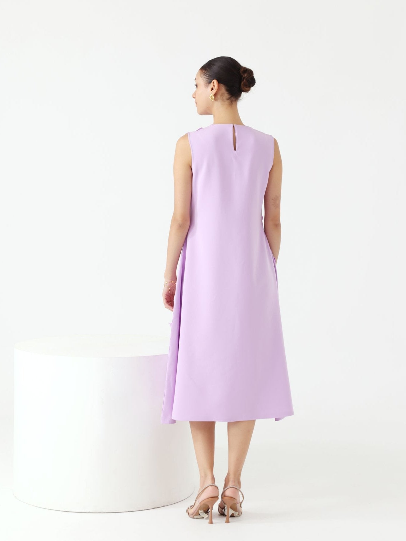 Florence Midi Dress (Lavender)