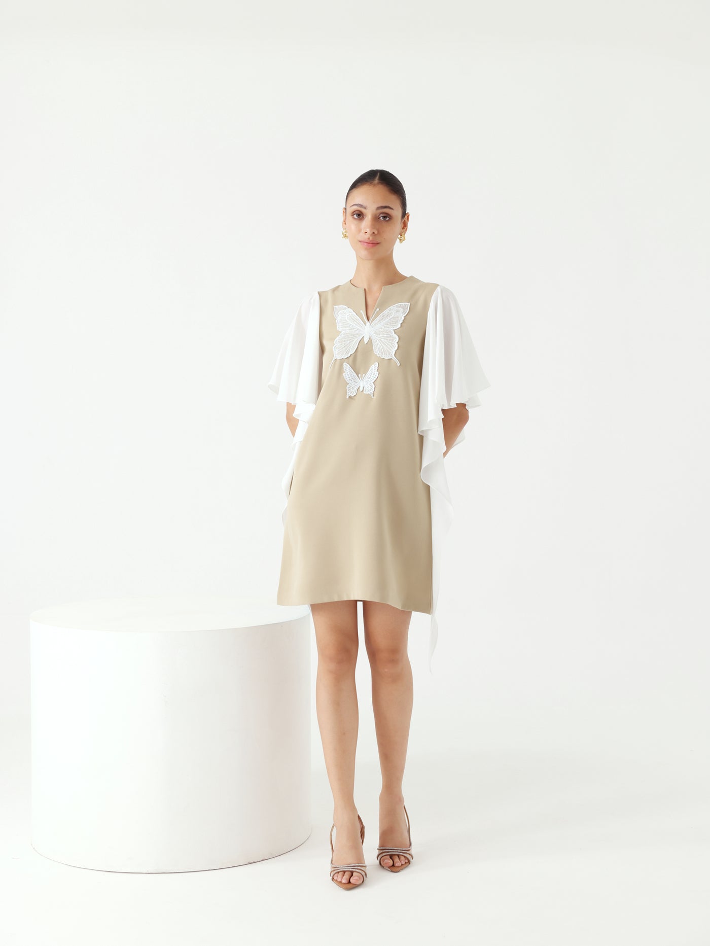 Flapper Dress (Beige)