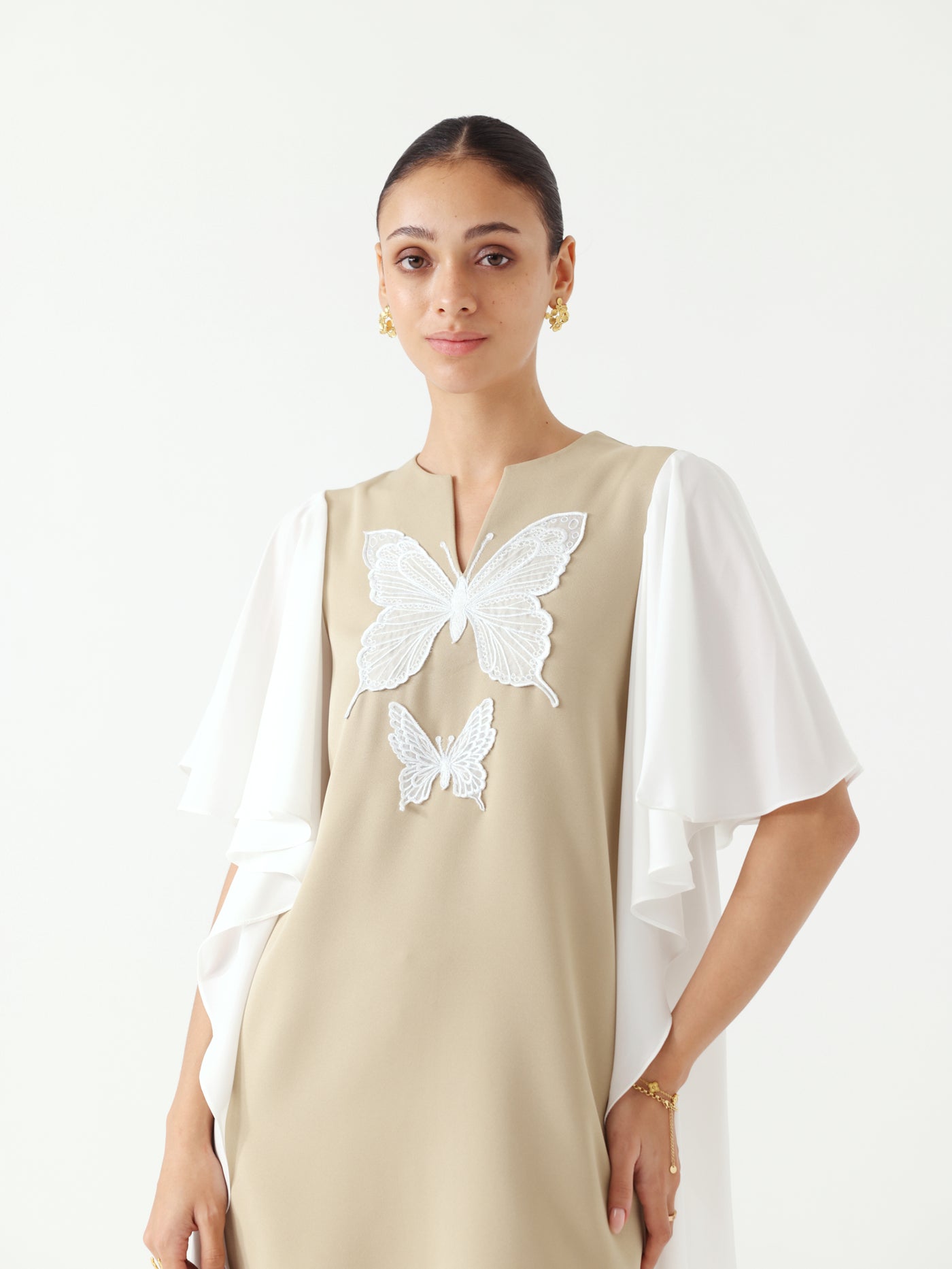 Flapper Dress (Beige)