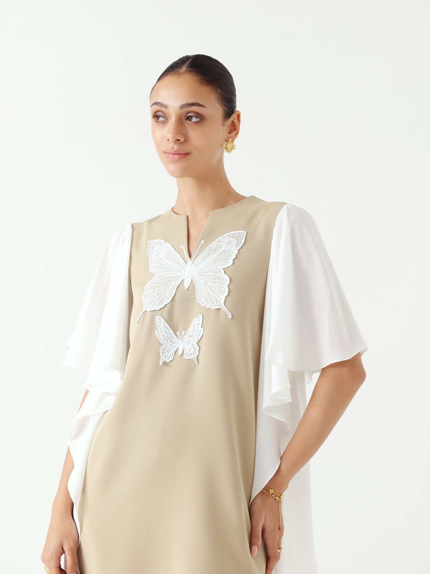 Flapper Dress (Beige)