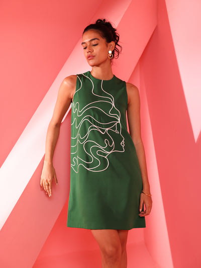 Face Dress (Green)