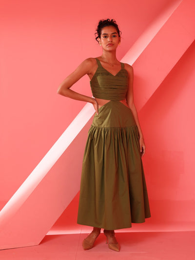 Luna Dress (Green)