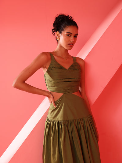 Luna Dress (Green)