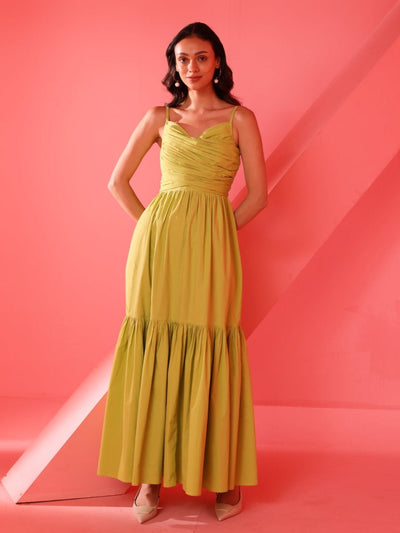 Vienna Dress (Lime Green)