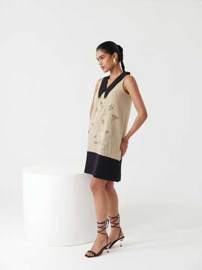 Populous Dress (Beige)