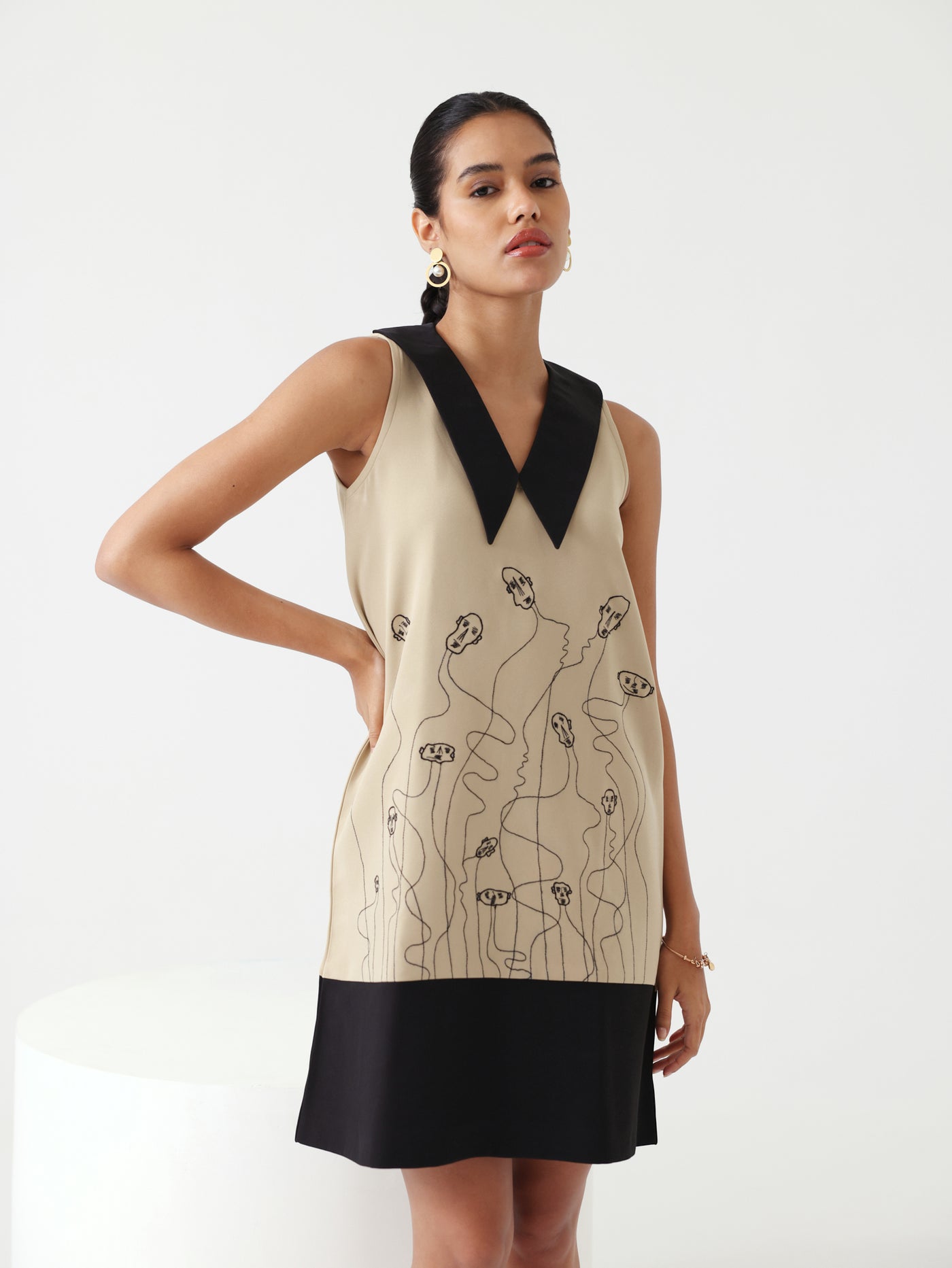 Populous Dress (Beige)