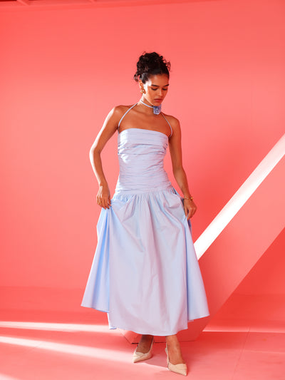 Monroe Rosa Dress (Sky Blue)