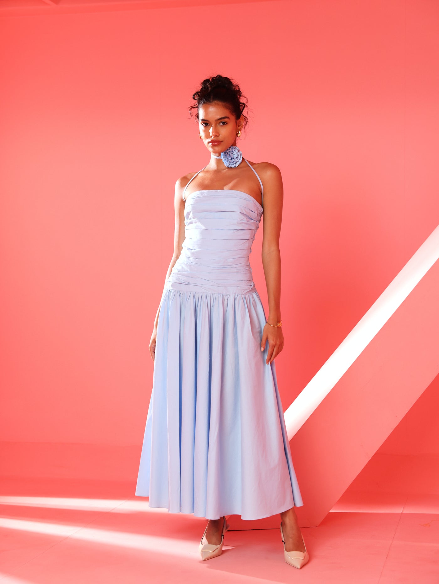 Monroe Rosa Dress (Sky Blue)