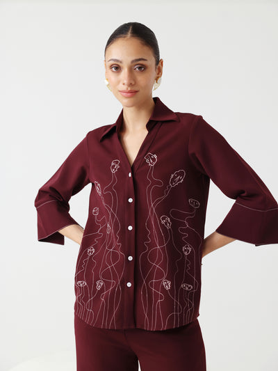 Populous Shirt (Wine)