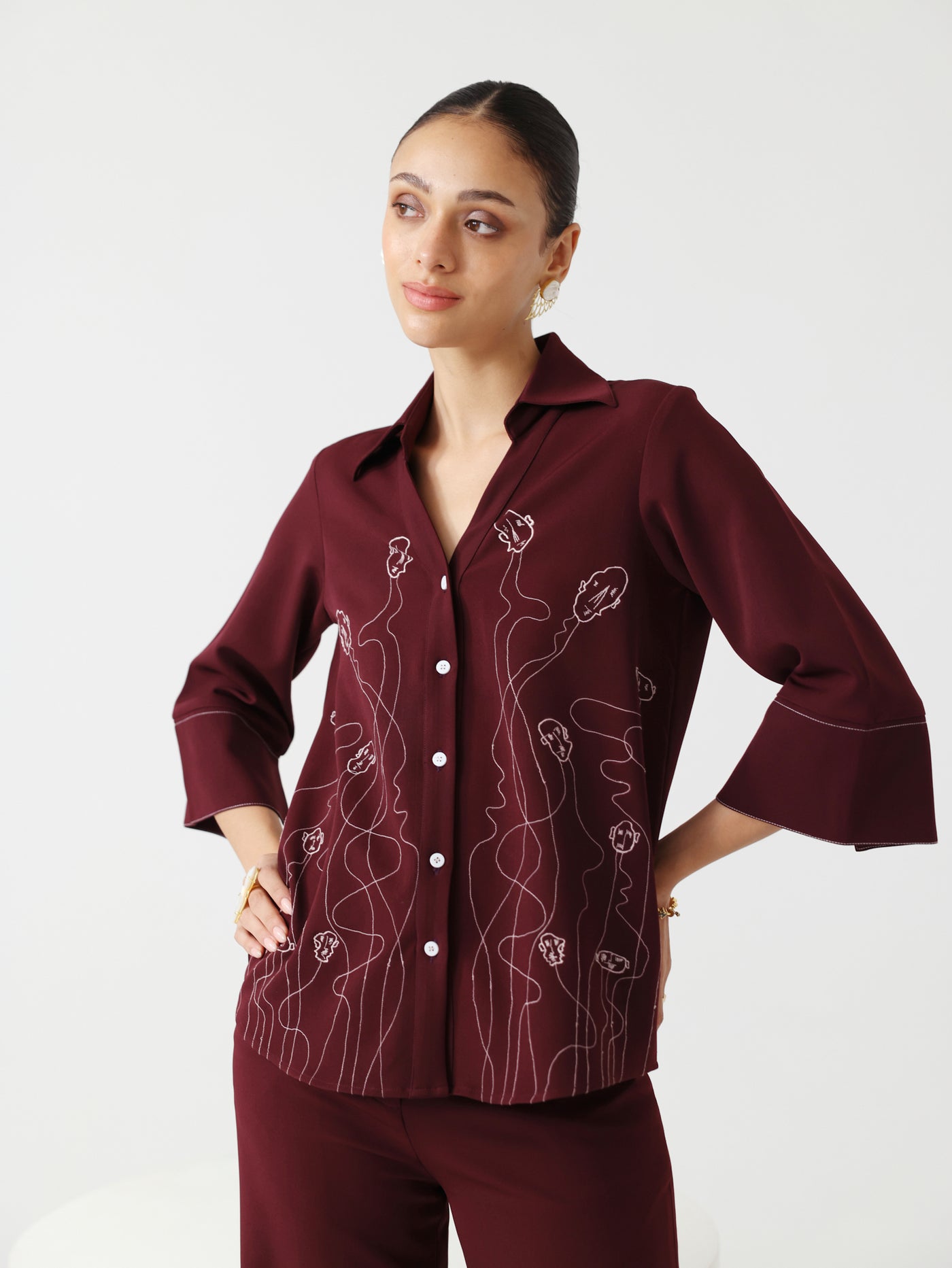 Populous Shirt (Wine)