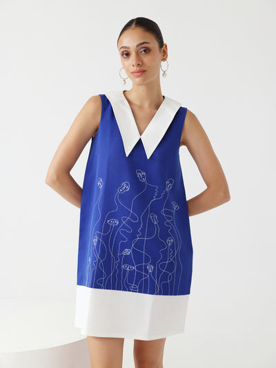 Populous Dress (Blue)