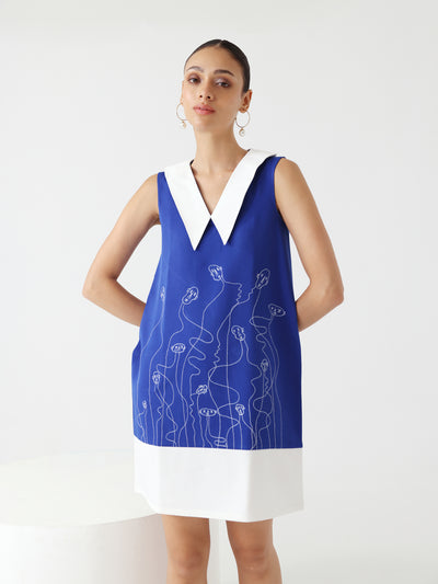 Populous Dress (Blue)