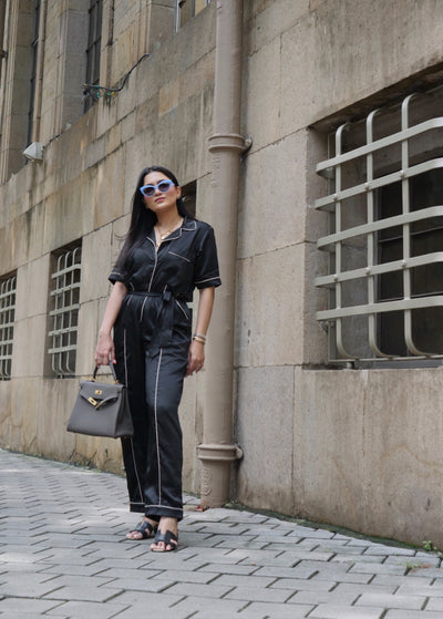 NIKITA MADHANI In Monochrome Luxurious Jumpsuit