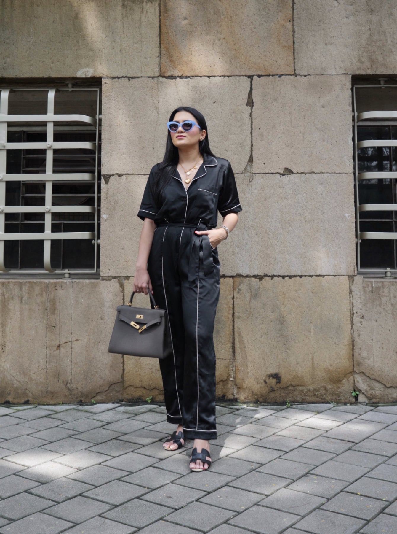 NIKITA MADHANI In Monochrome Luxurious Jumpsuit